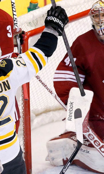 Coyotes can't keep Bruins from 12th straight win